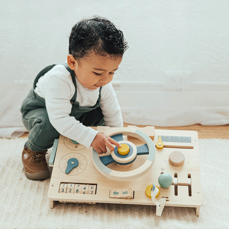 Wonder and Wise Beep! Beep! Busy Board | Playroom Avenue