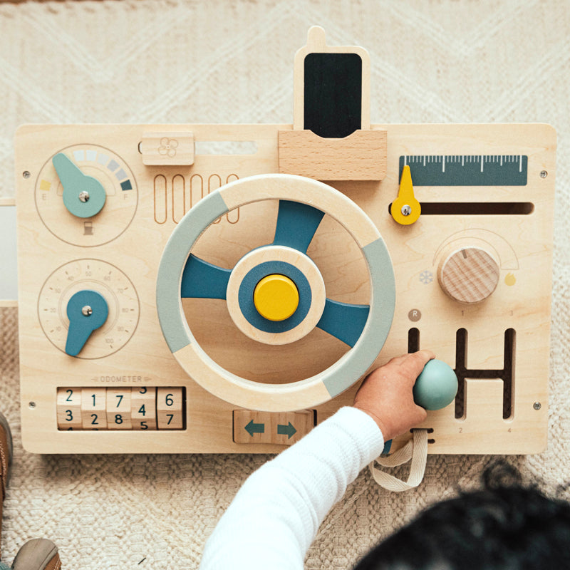 Wonder and Wise Beep! Beep! Busy Board | Playroom Avenue