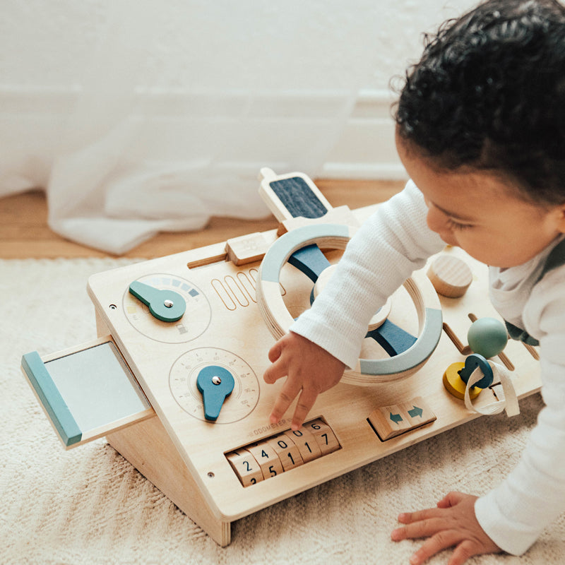 Wonder and Wise Beep! Beep! Busy Board | Playroom Avenue