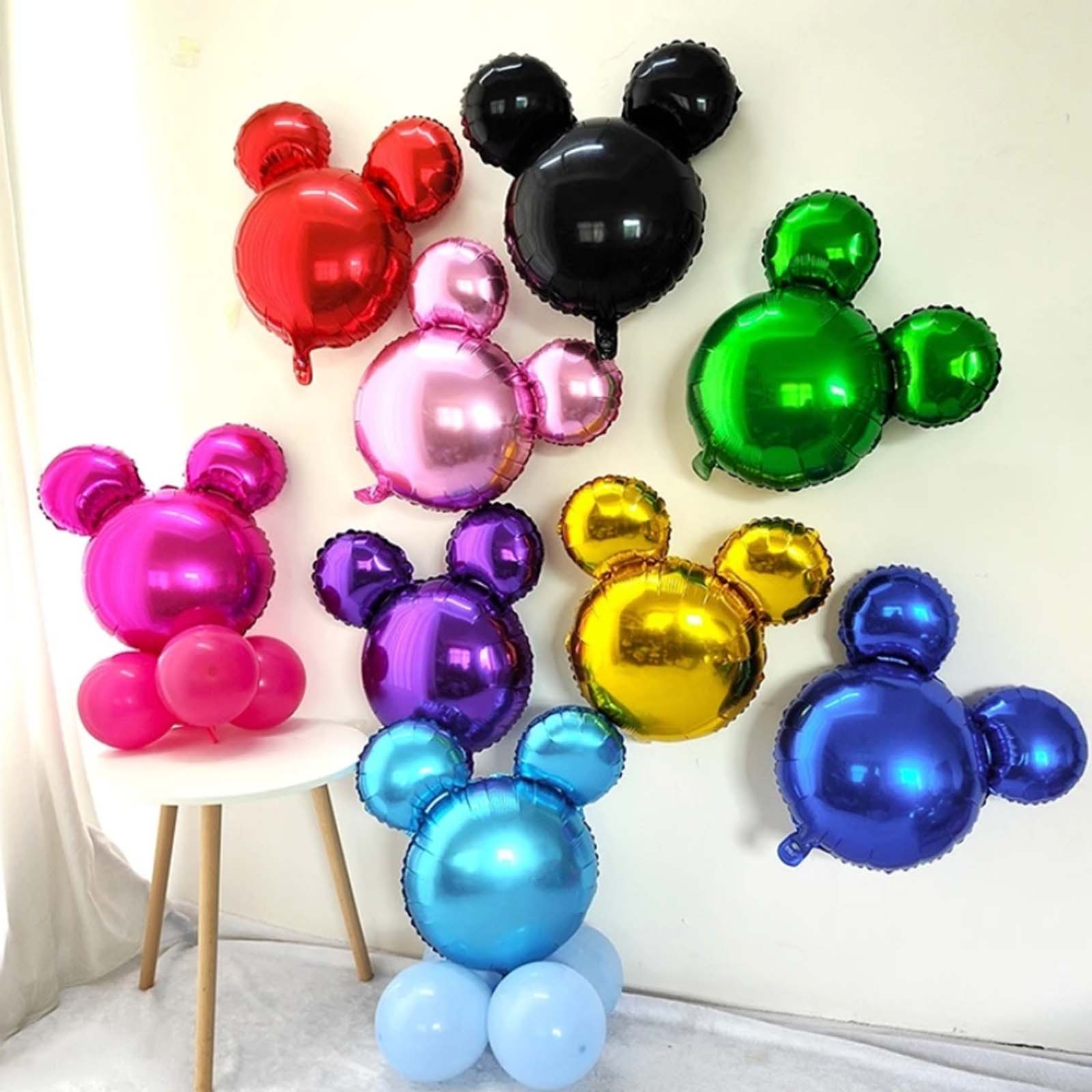 Ellie's Party Supply Black Mouse Head Balloon – 24" Foil | Ellie’s Party Supply | Playroom Avenue