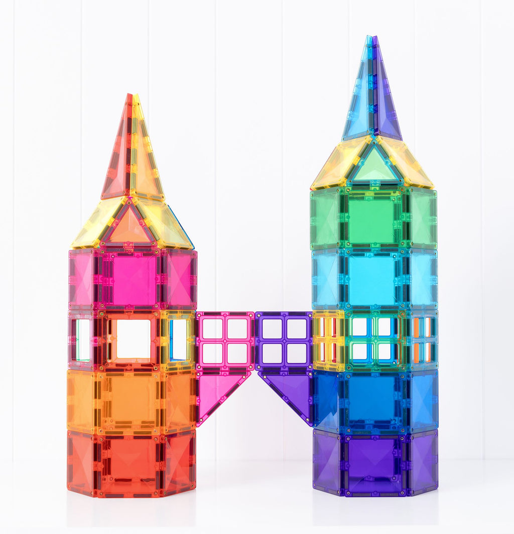 Connetix Magnetic Tiles | Rainbow Mega Pack (202 pcs)
