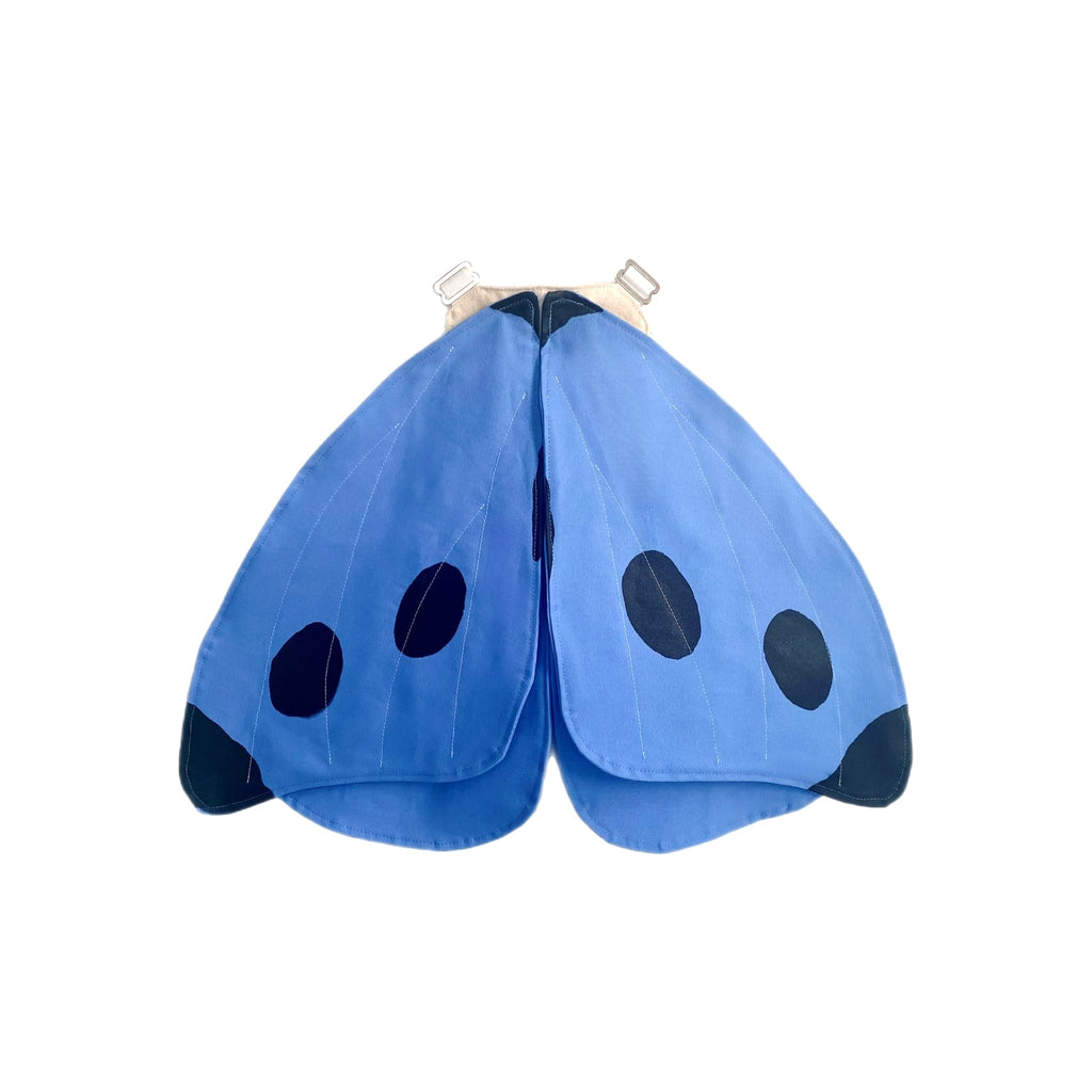 Jack Be Nimble Spotted Blue Butterfly Wings Costume | Playroom Avenue