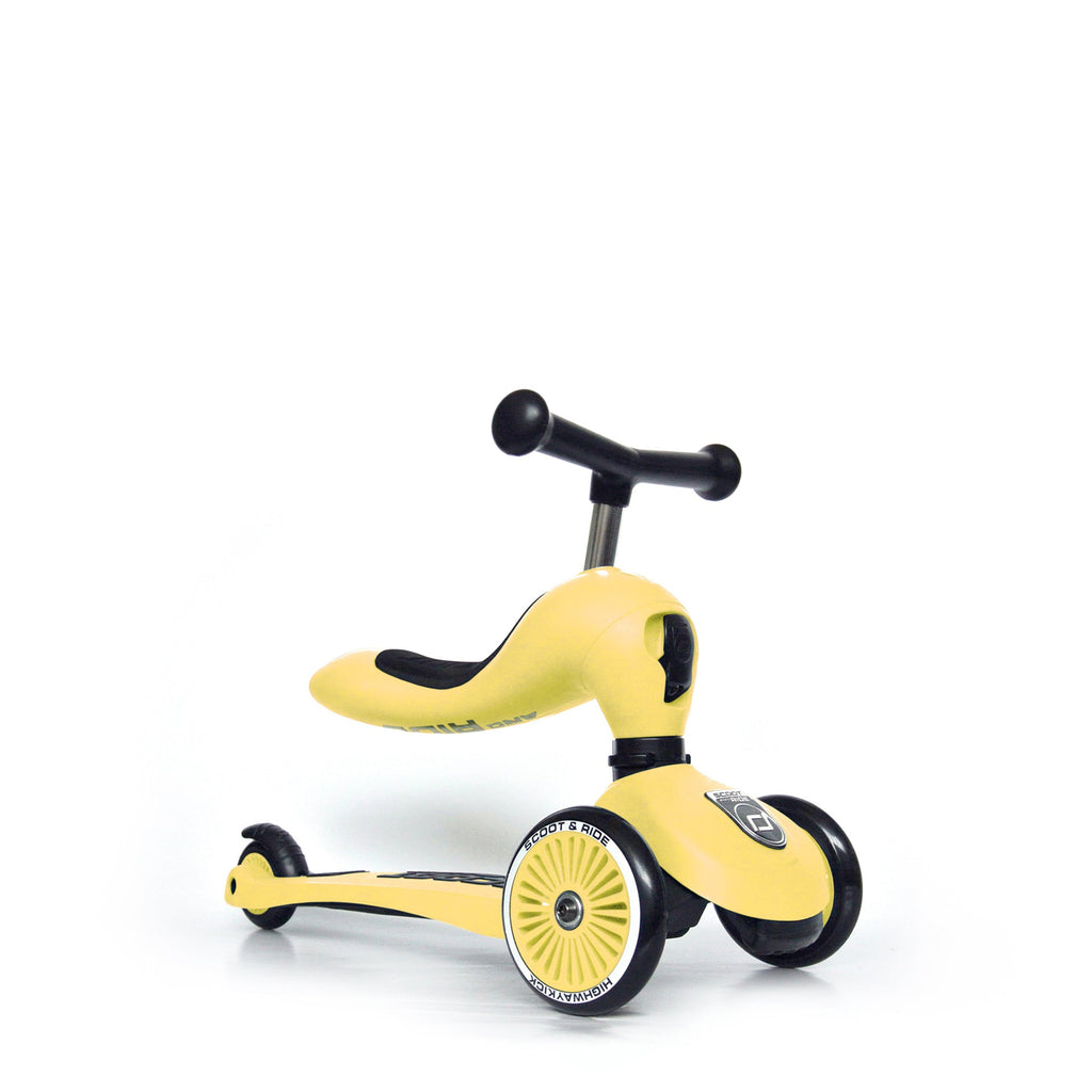 Scoot and Ride HighwayKick 1 Scooter and Ride On Toy Lemon | Playroom Avenue