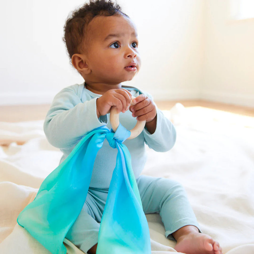Sarah's Silks Sea Teether | Playroom Avenue