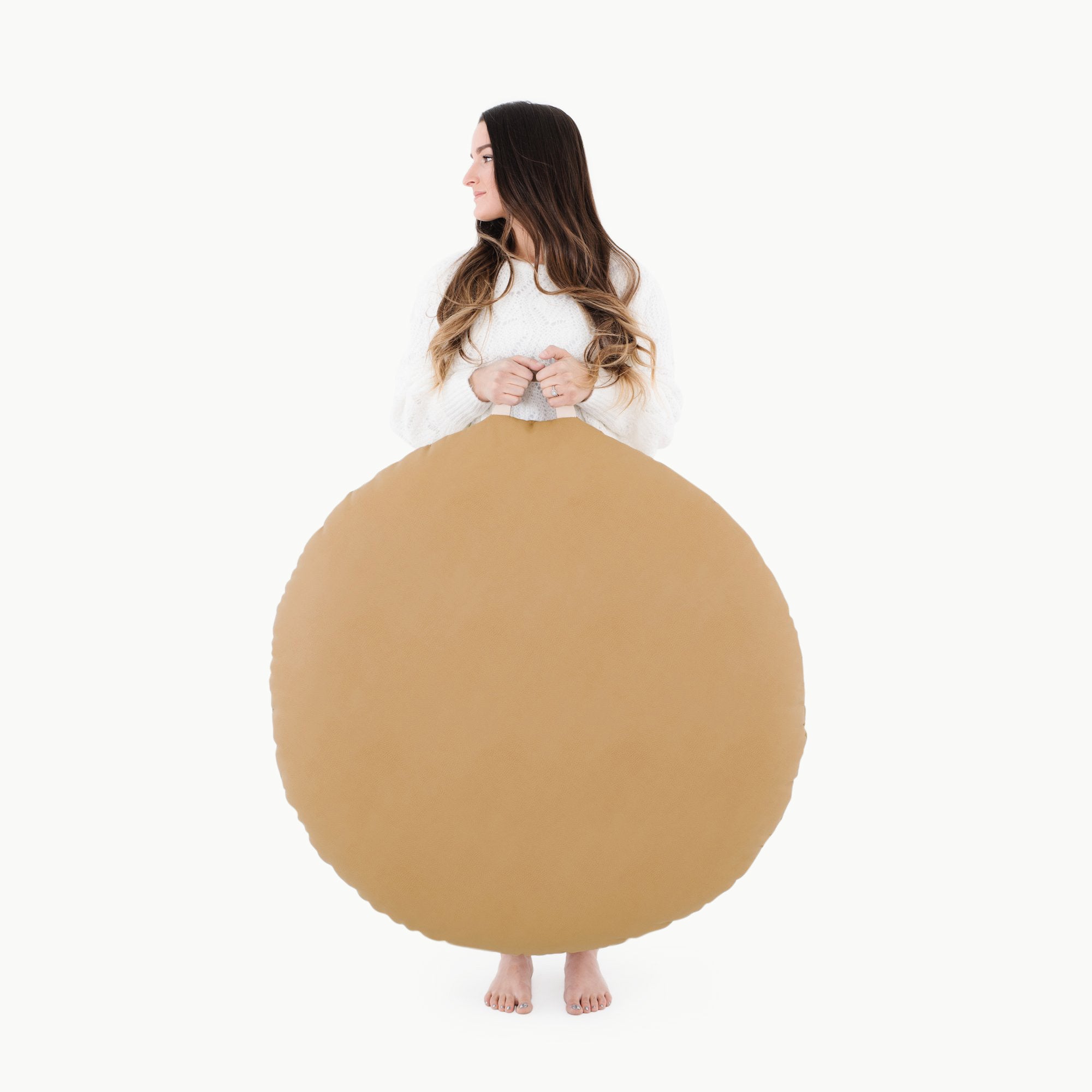 Gathre Floor Cushion Camel Circle | Playroom Avenue