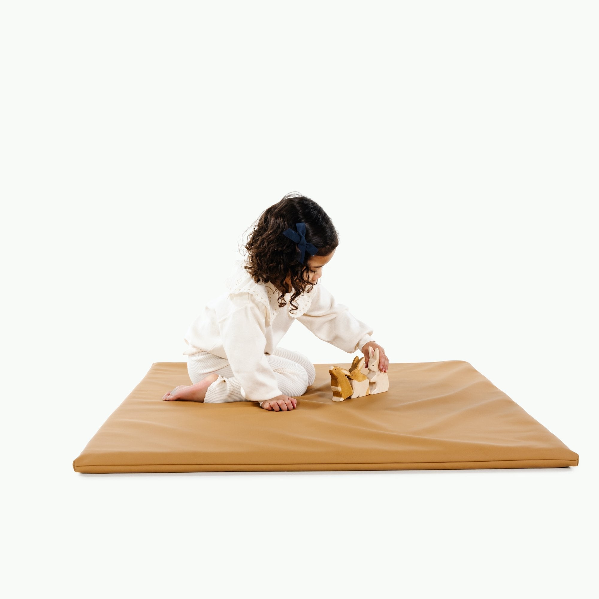 Wholesale Padded Mini Playmat Camel Square | Playroom Avenue