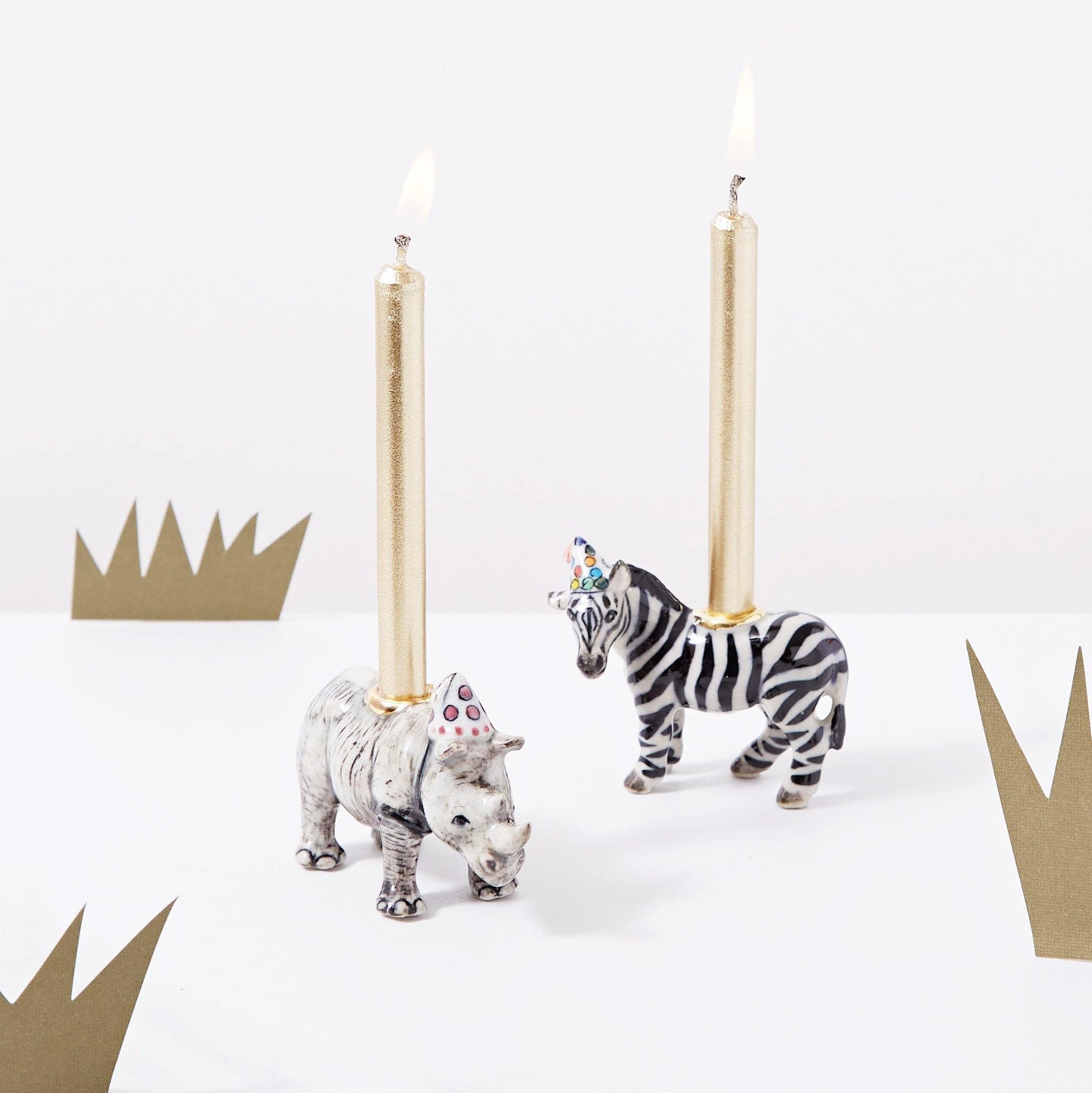 Camp Hollow Zebra Cake Topper