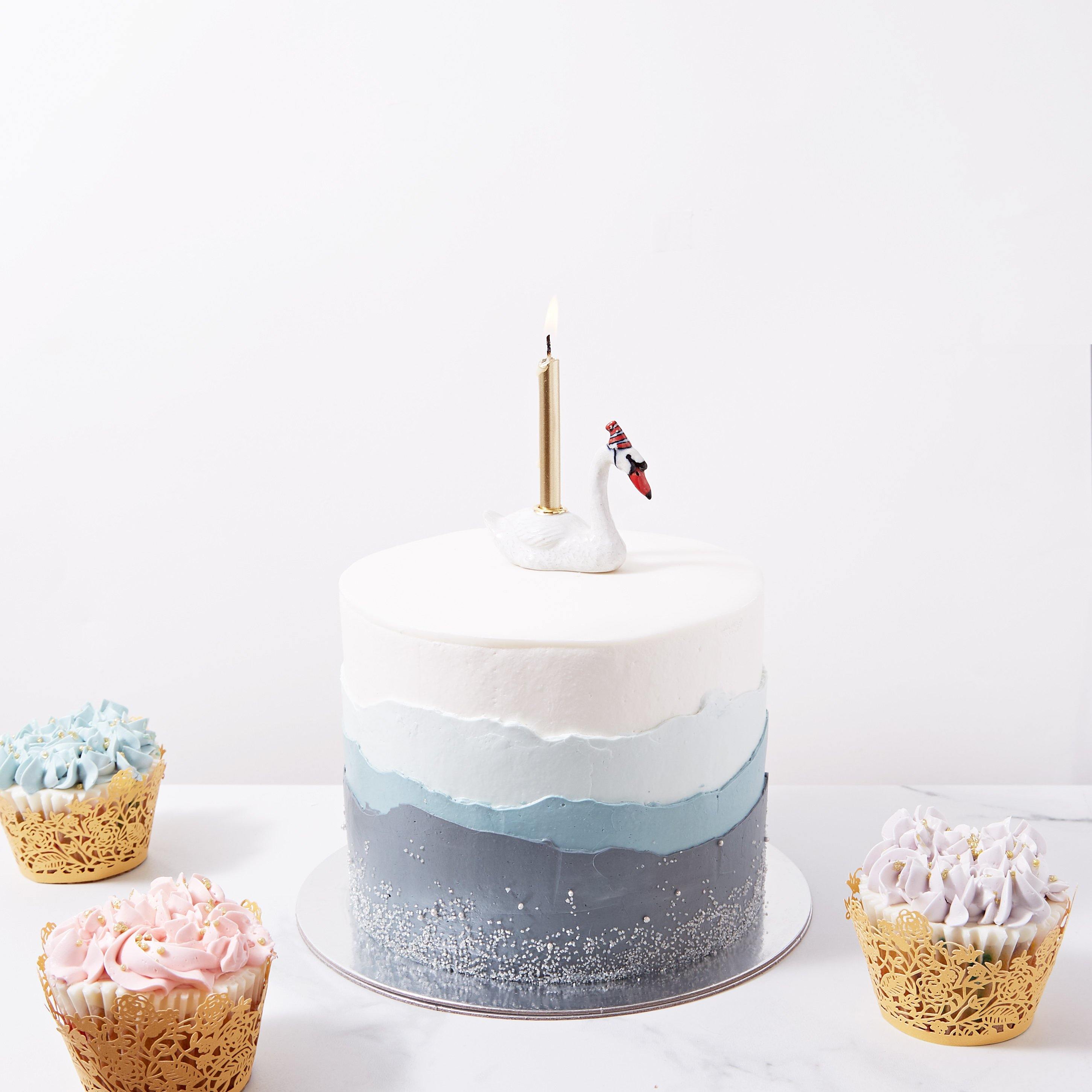Camp Hollow Swan Cake Topper | Playroom Avenue
