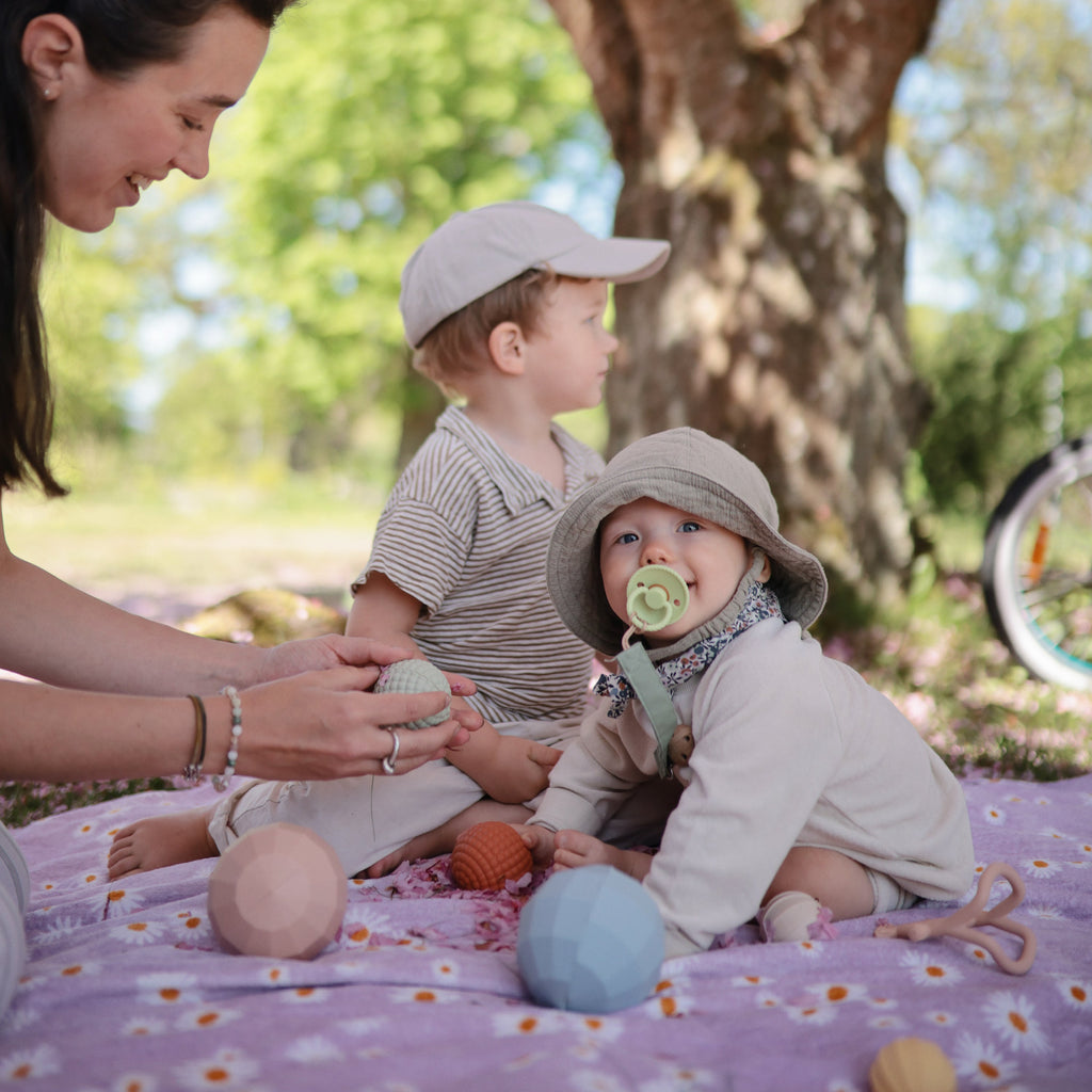 Mushie Nesting Spheres Sensory Toy | Playroom Avenue