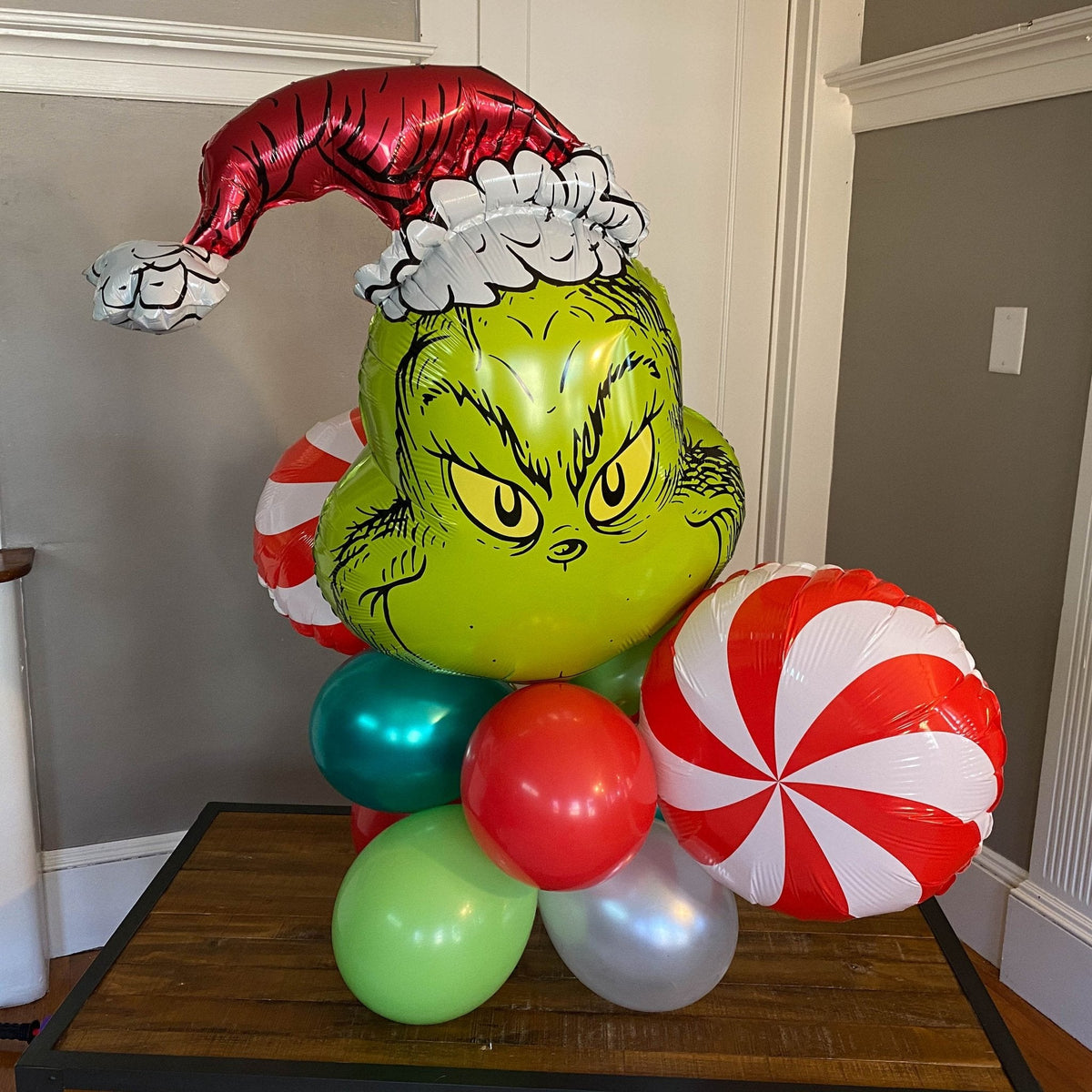 Ellie's Party Supply Christmas Grinch Balloon Bouquet Kit | Playroom Avenue