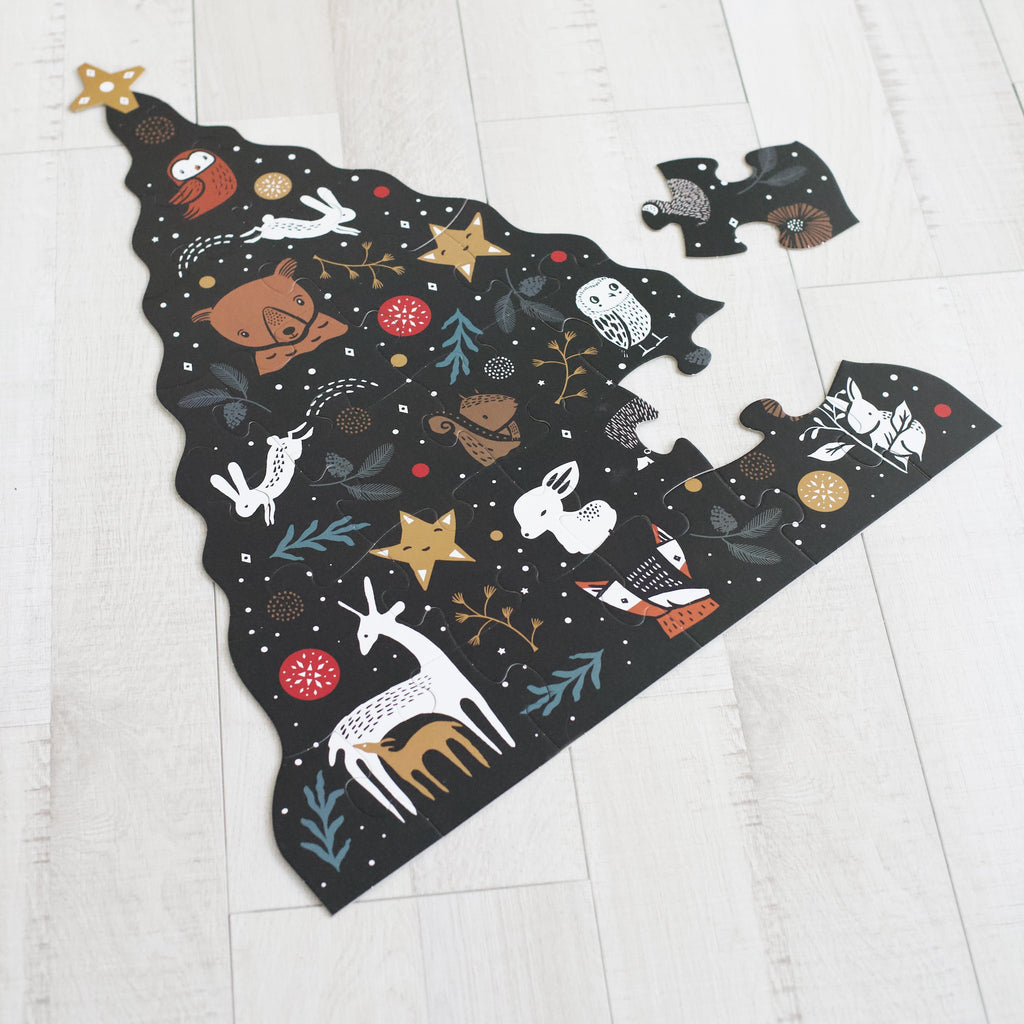 Wee Gallery Christmas Tree Floor Puzzle | Playroom Avenue
