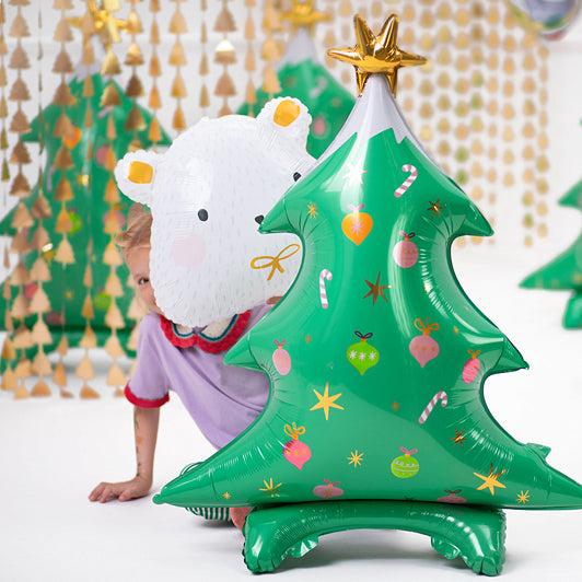 Ellie's Party Supply Christmas Tree Standing Balloon | Playroom Avenue