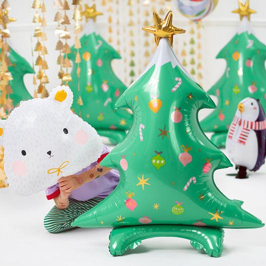 Ellie's Party Supply Christmas Tree Standing Balloon | Playroom Avenue