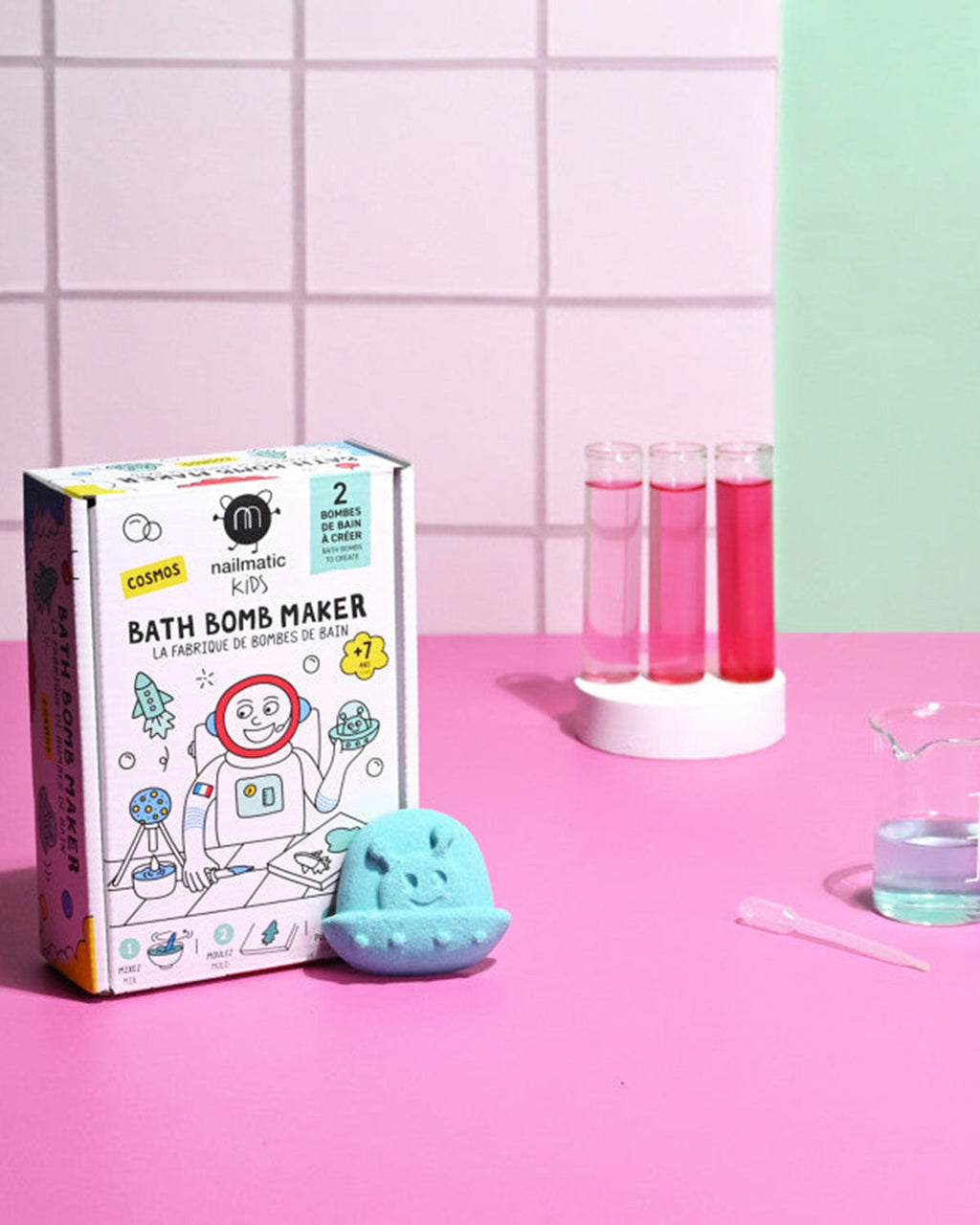 Nailmatic Bath Bomb Maker Kit for Kids COSMOS | Playroom Avenue