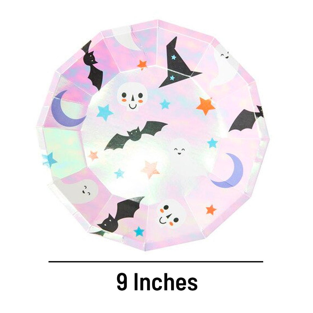 Iridescent Halloween Icon Plates | Playroom Avenue