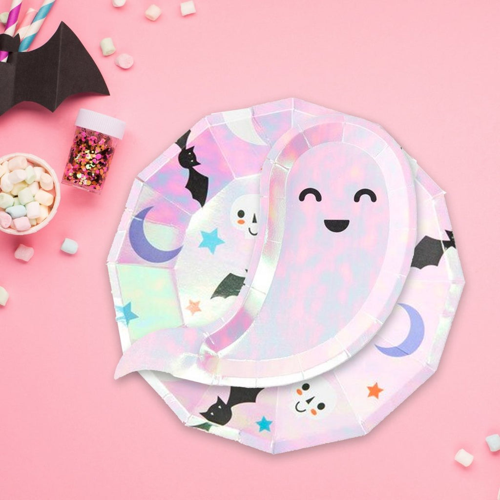 Iridescent Halloween Icon Plates | Playroom Avenue