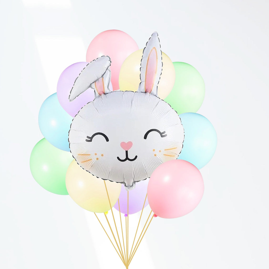 Ellie's Party Supply Pastel Bunny Balloon Bouquet | Playroom Avenue