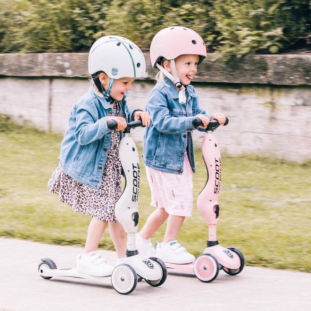 Scoot and Ride Baby Helmet in Rose – XXS Size for 1-3 Year Old | Playroom Avenue