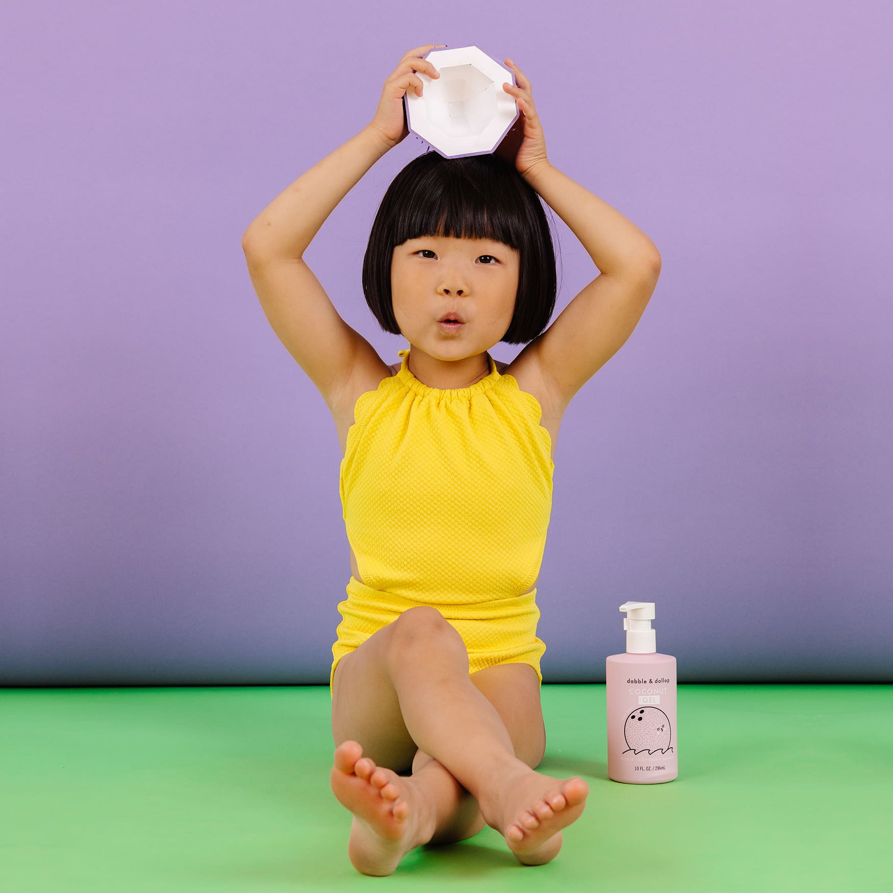 Dabble & Dollop Coconut Bubble Bath, Body Wash & Shampoo | Playroom Avenue