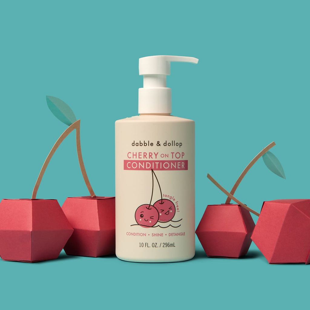 Dabble & Dollop Cherry on Top Hair Conditioner | Playroom Avenue