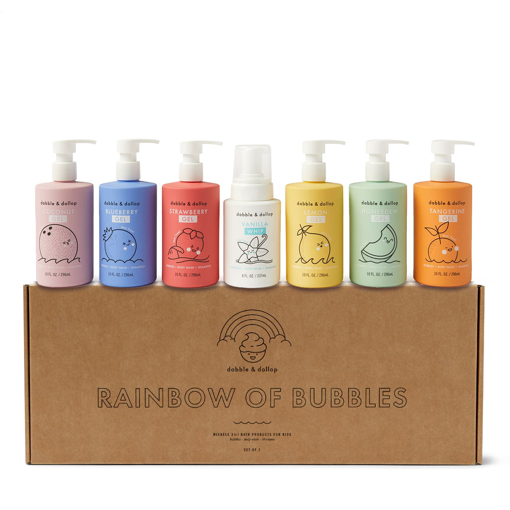 Dabble & Dollop Rainbow of Bubbles Bath Bundle | Playroom Avenue