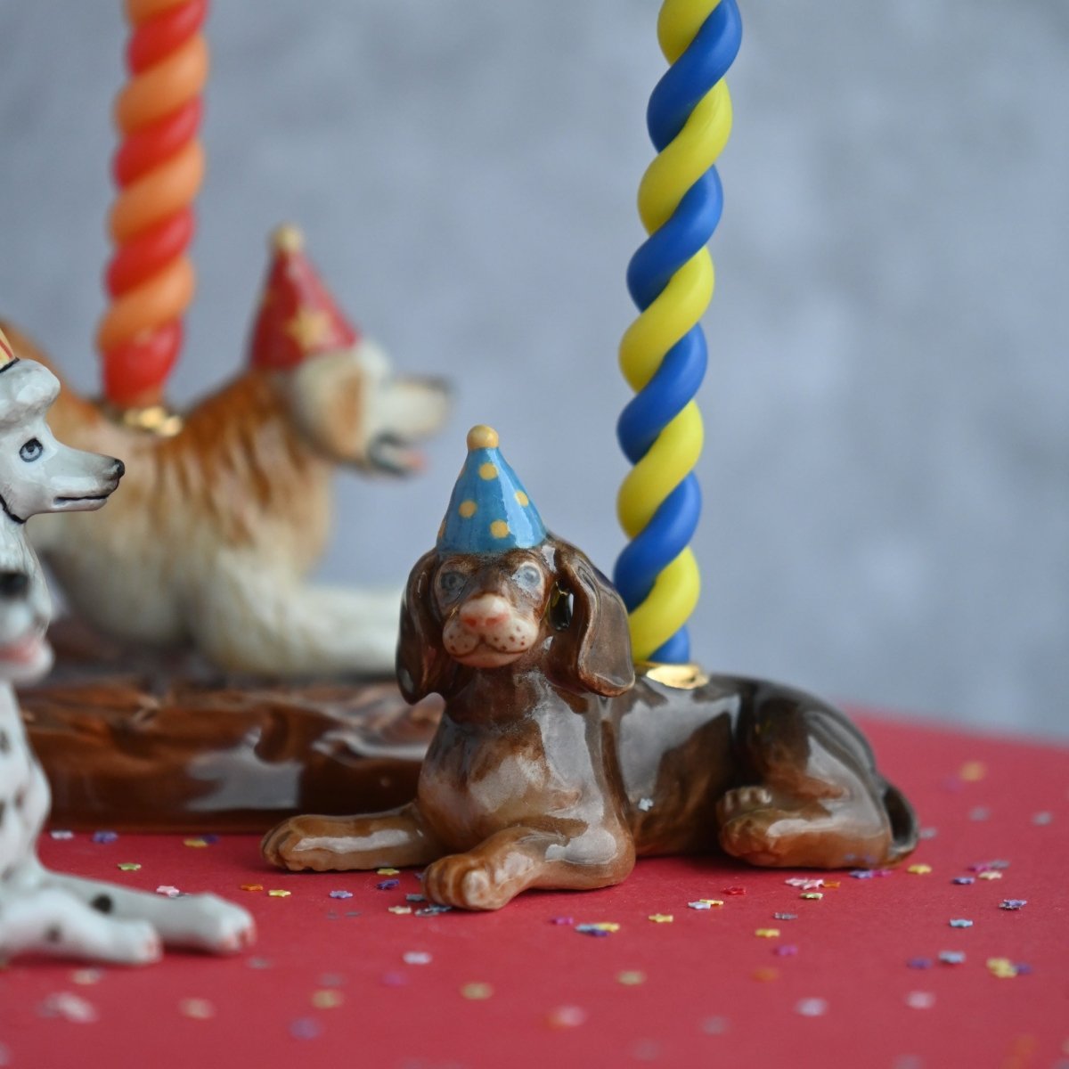 Camp Hollow Dachshund Cake Topper | Playroom Avenue