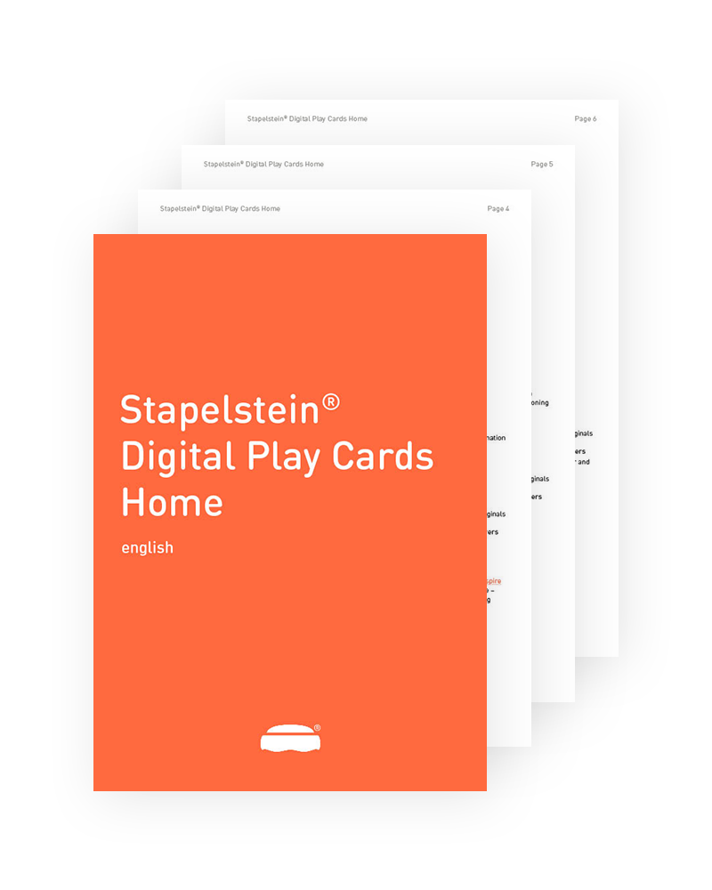 Stapelstein® Digital Play Cards Home