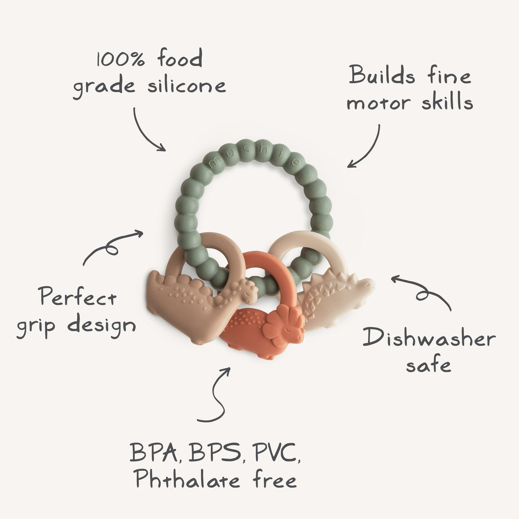 Mushie Teething Ring | Playroom Avenue