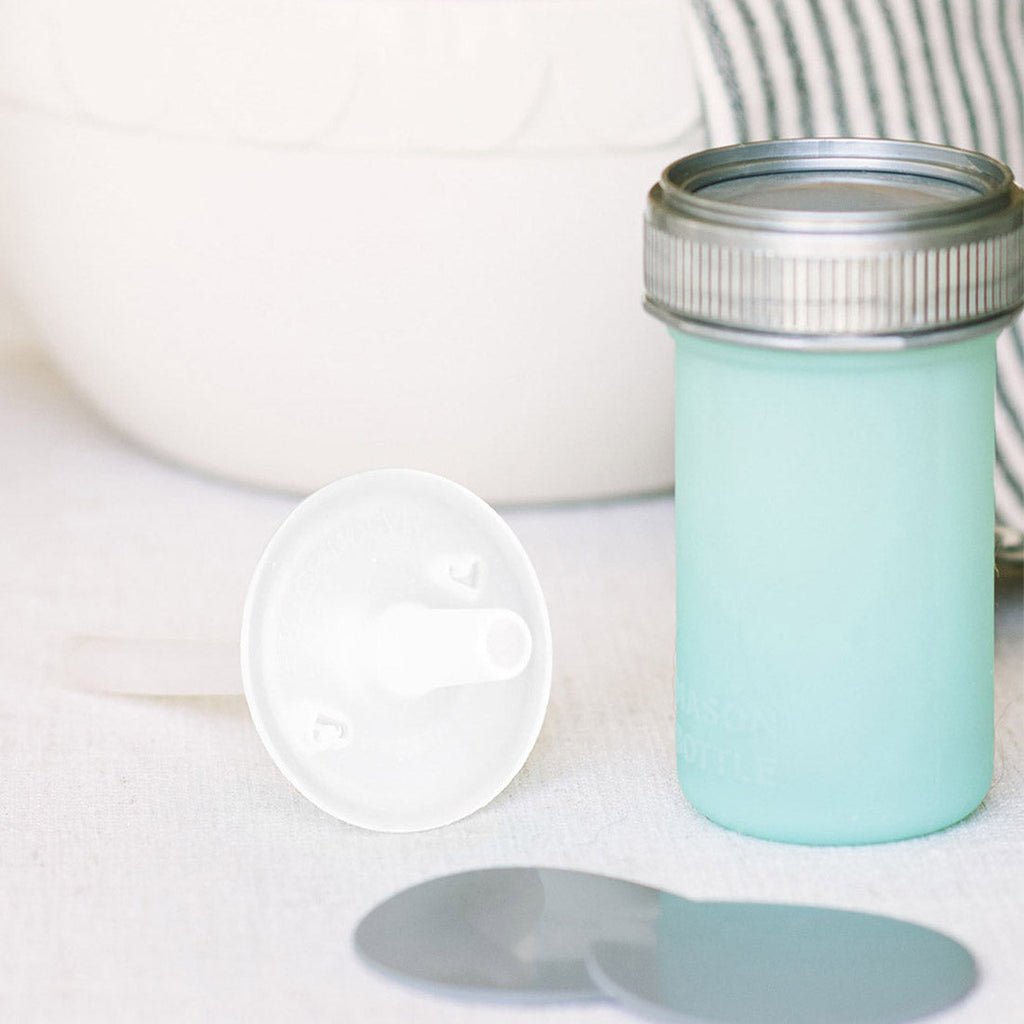 Mason Bottle Silicone Squeeze Pouch | Playroom Avenue