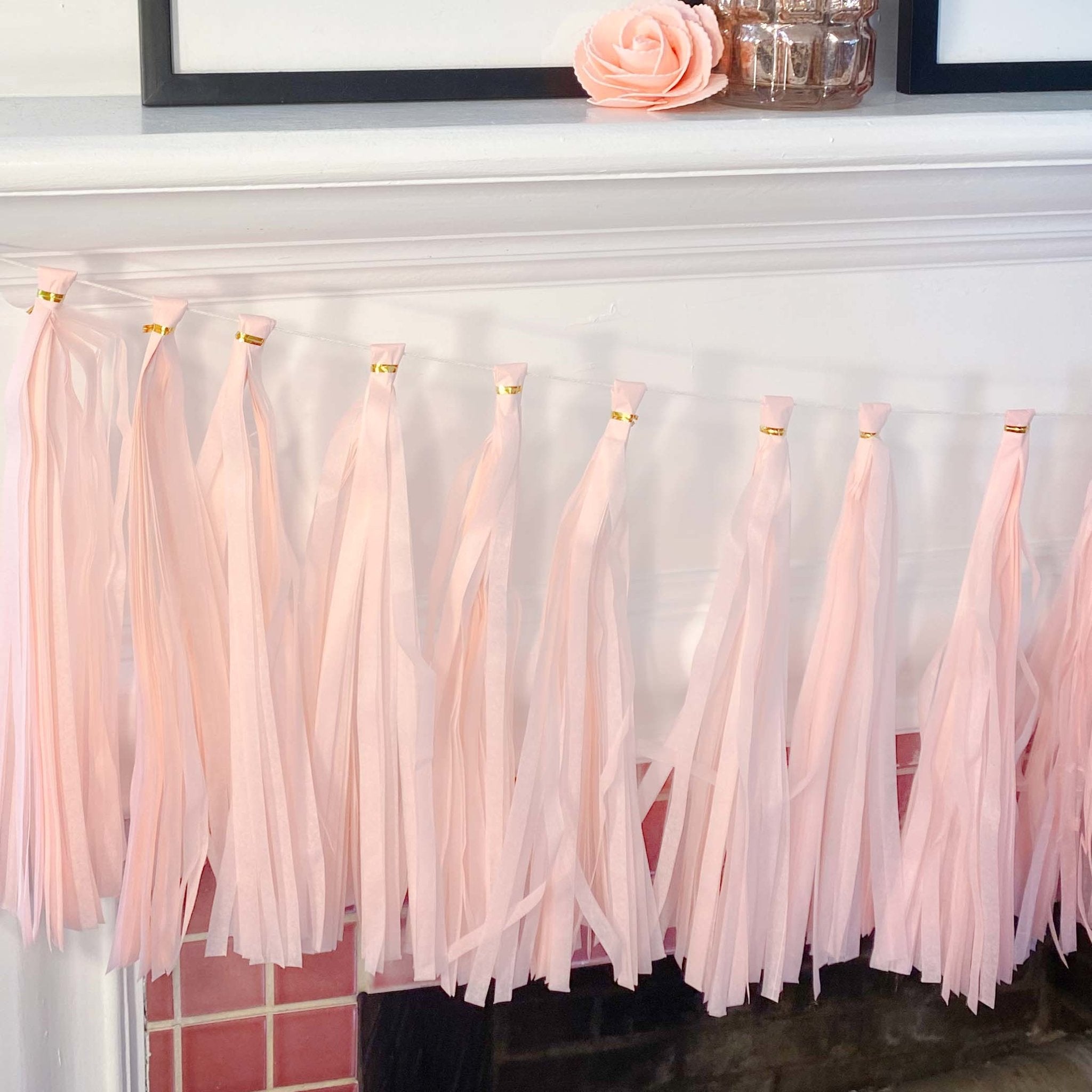 Ellie's Party Supply Paper Tassel Kit Pink Tassel Kit | Playroom Avenue