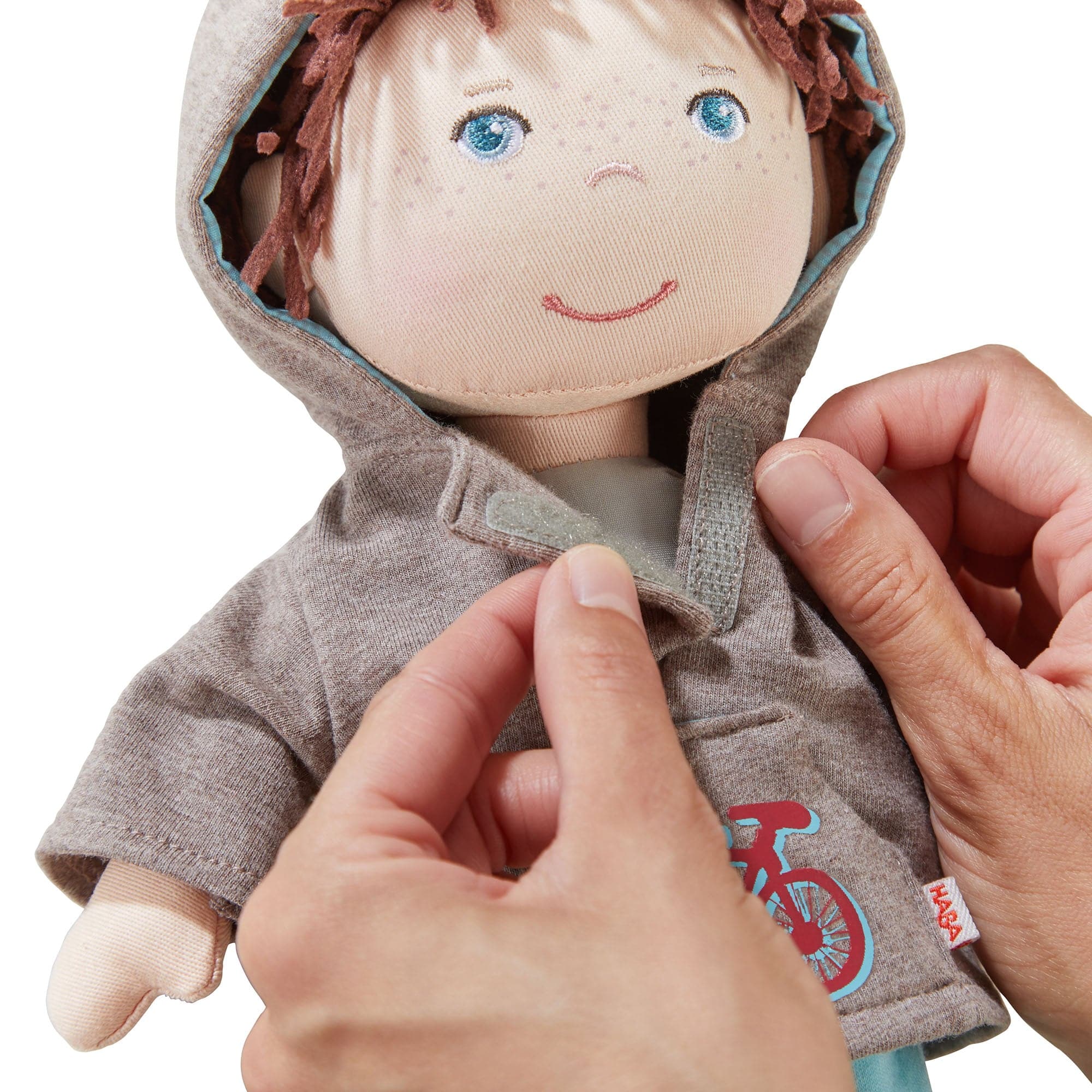 HABA Doll Lian with Hoodie | Playroom Avenue