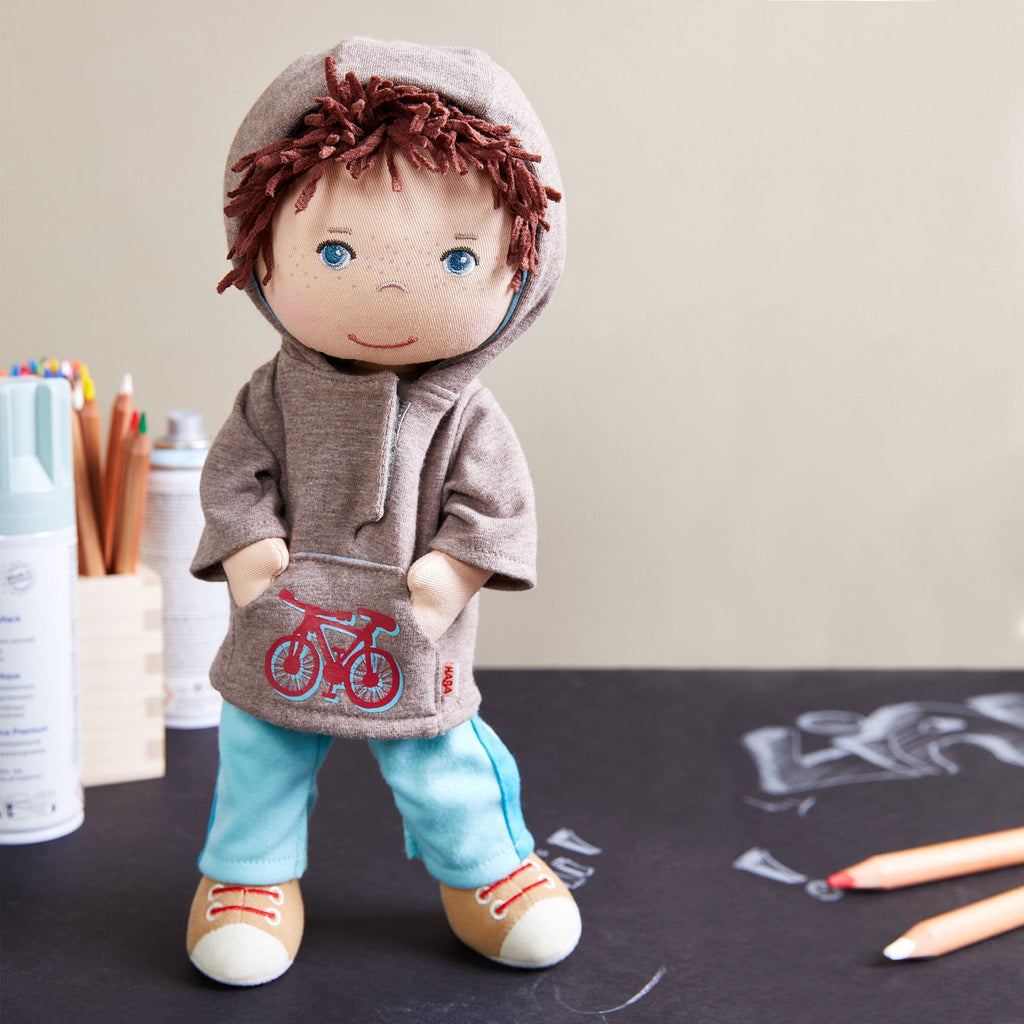 HABA Doll Lian with Hoodie | Playroom Avenue