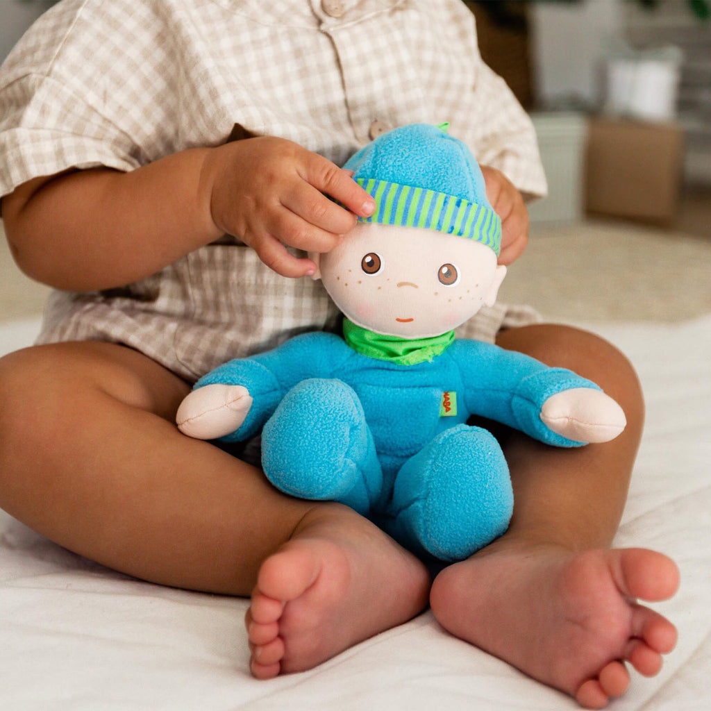 HABA Snug Up Doll Luis 8" First Doll | Playroom Avenue