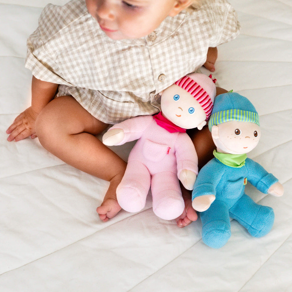 HABA Snug Up Doll Luis 8" First Doll | Playroom Avenue