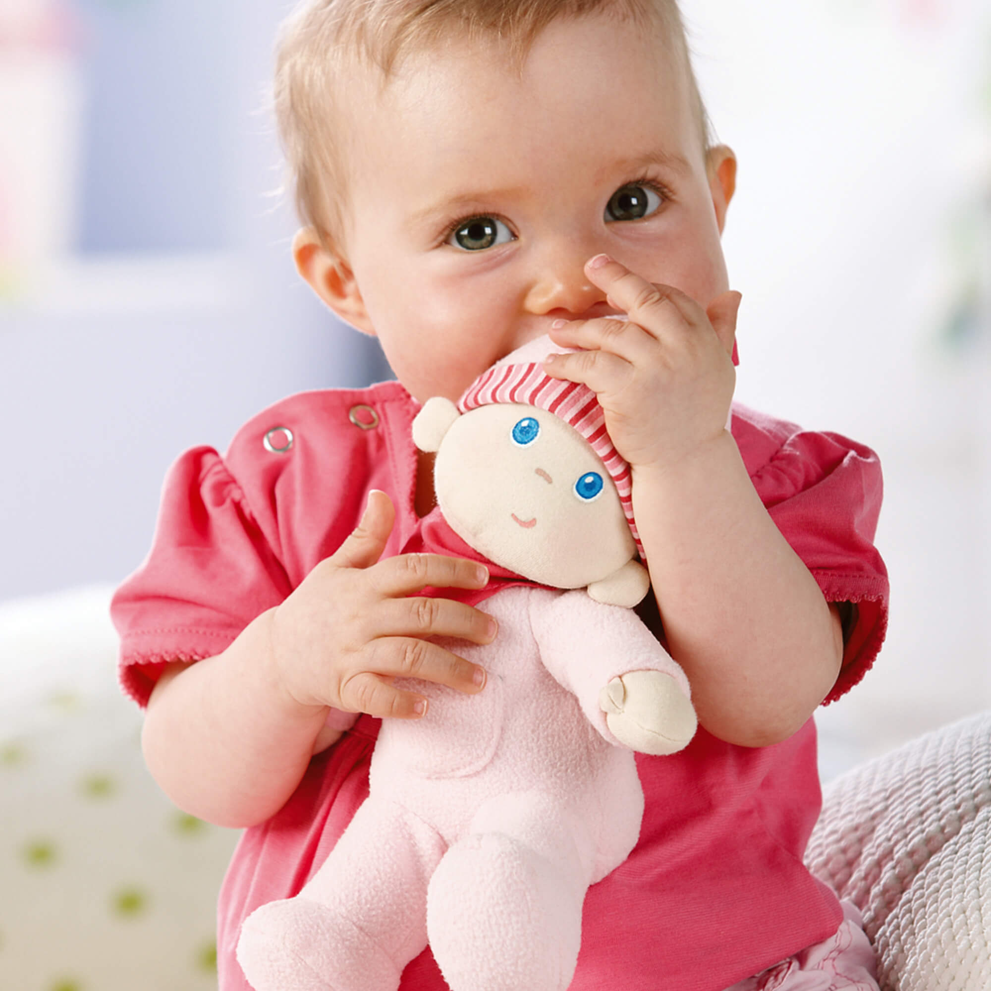 HABA Snug Up Doll Luisa 8" First Doll | Playroom Avenue