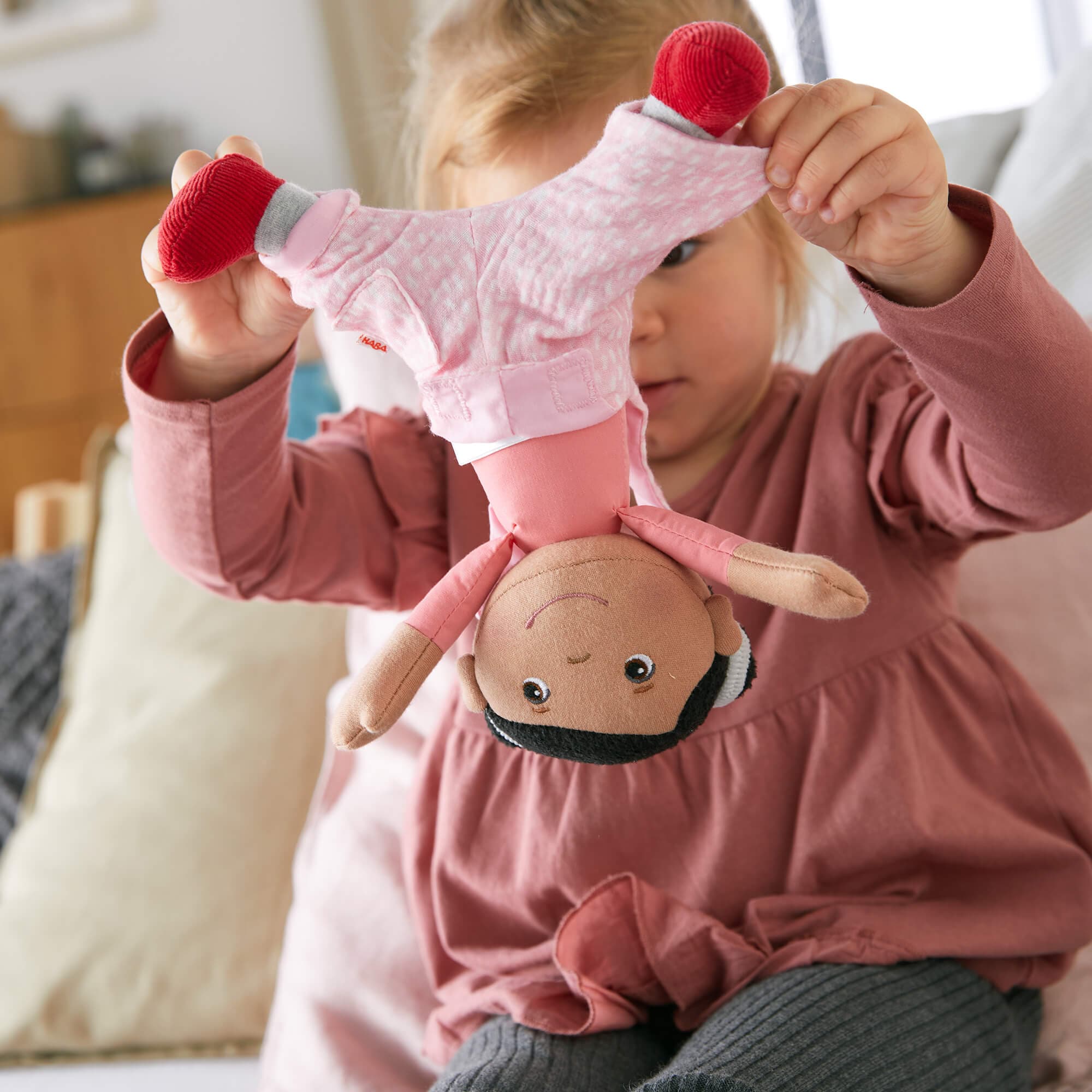 HABA Snug Up Doll Rumbi | Playroom Avenue