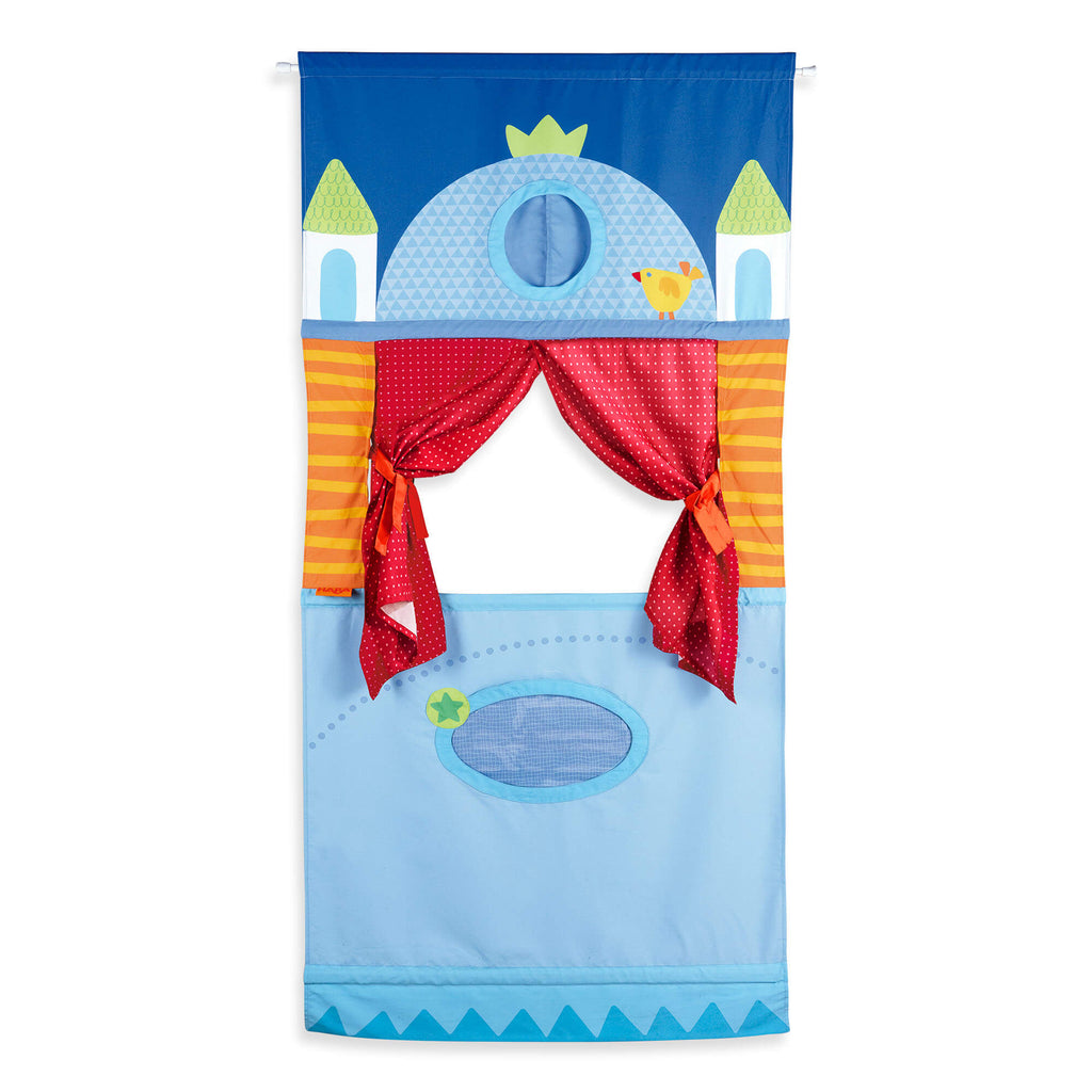 HABA Hanging Doorway Puppet Theater | Playroom Avenue