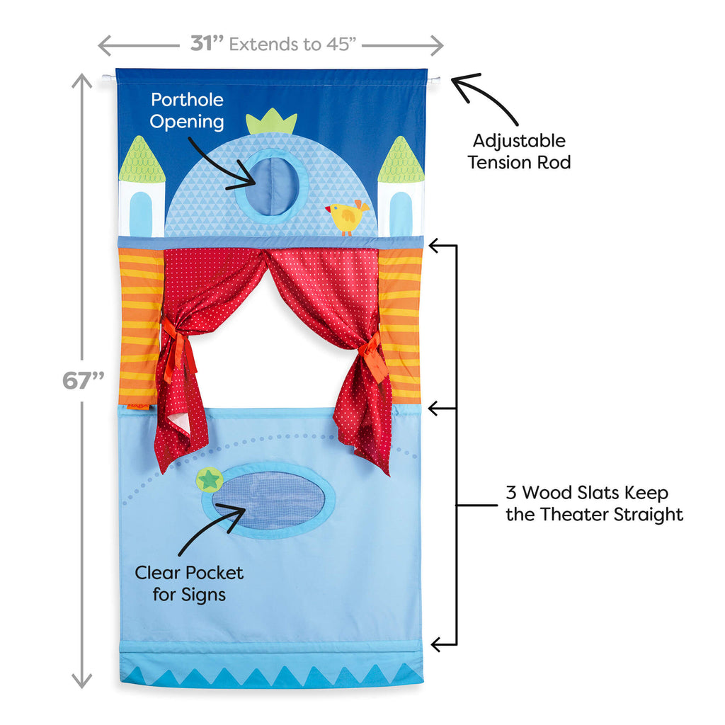 HABA Hanging Doorway Puppet Theater | Playroom Avenue