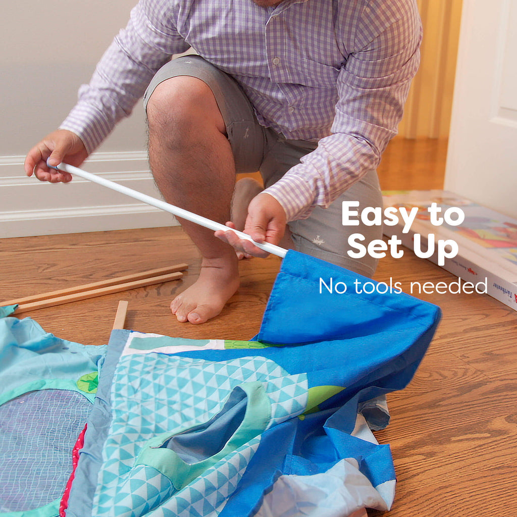 HABA Hanging Doorway Puppet Theater | Playroom Avenue