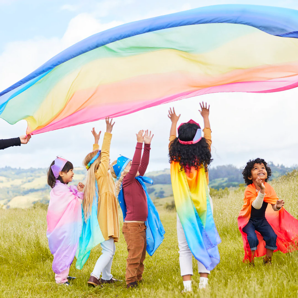 Sarah's Silks Double Rainbow Playsilk | Playroom Avenue
