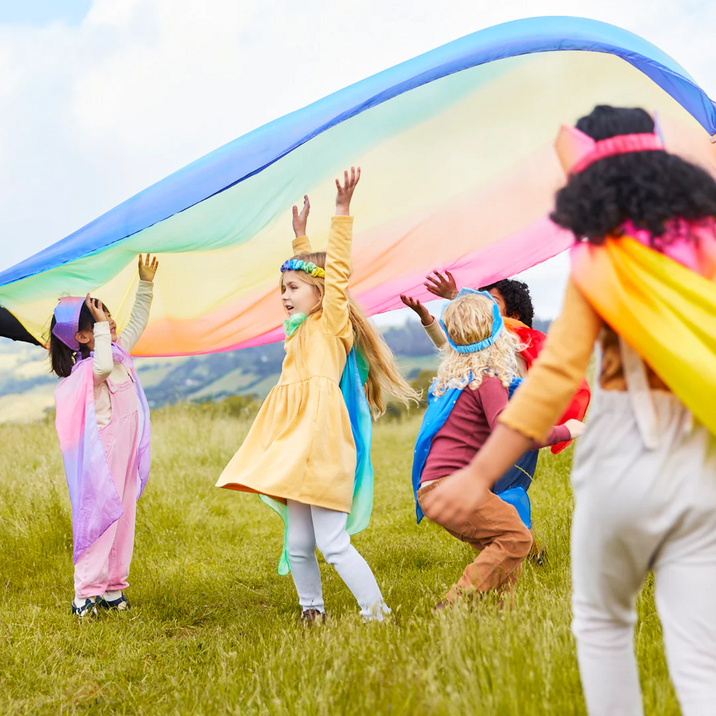 Sarah's Silks Double Rainbow Playsilk | Playroom Avenue