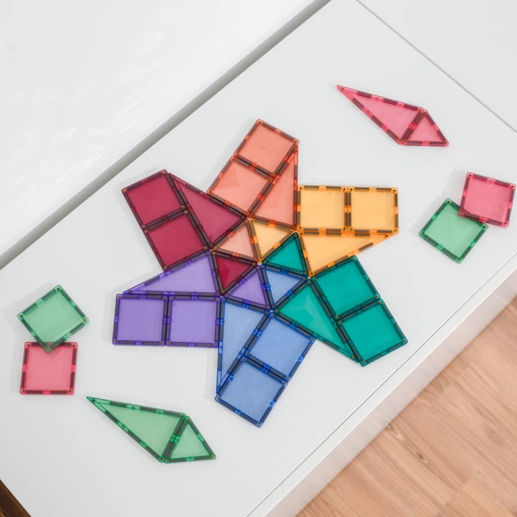 Connetix Magnetic Tiles | Pastel Mini Pack (32 pcs) | Playroom Avenue
