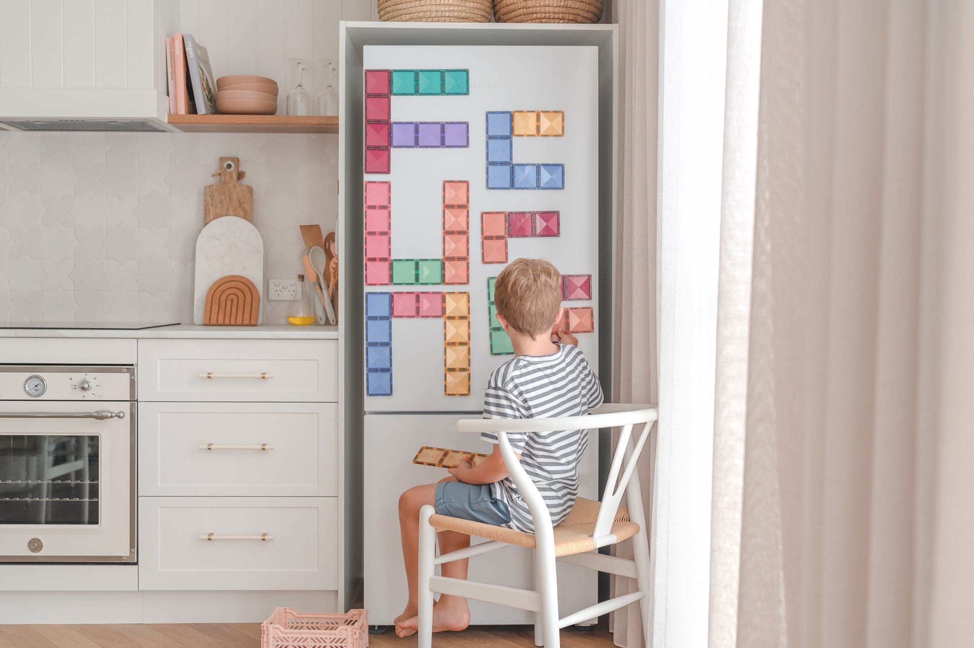 Connetix Magnetic Tiles | Pastel Rectangle Pack (24 pcs.)