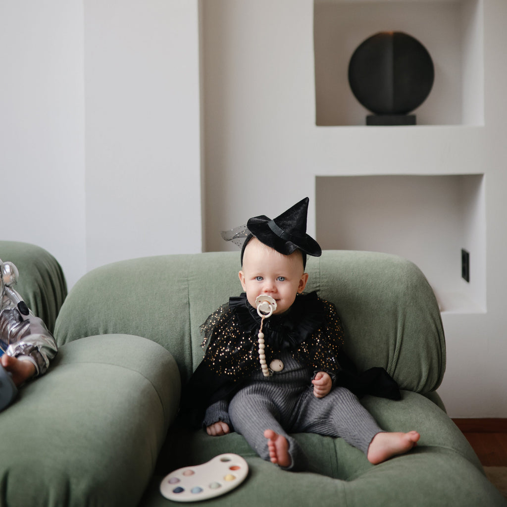 Mushie Silicone Pacifier Clip | Hera | Playroom Avenue