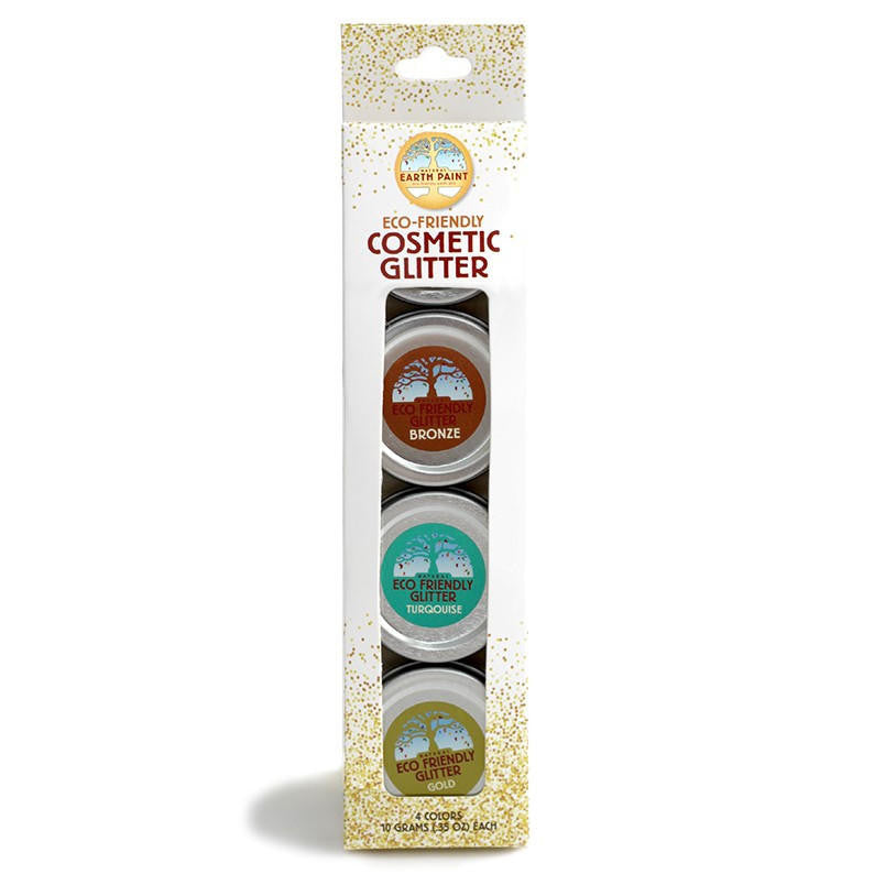 Natural Earth Paint Eco-Friendly Glitter 4-Pack | Playroom Avenue