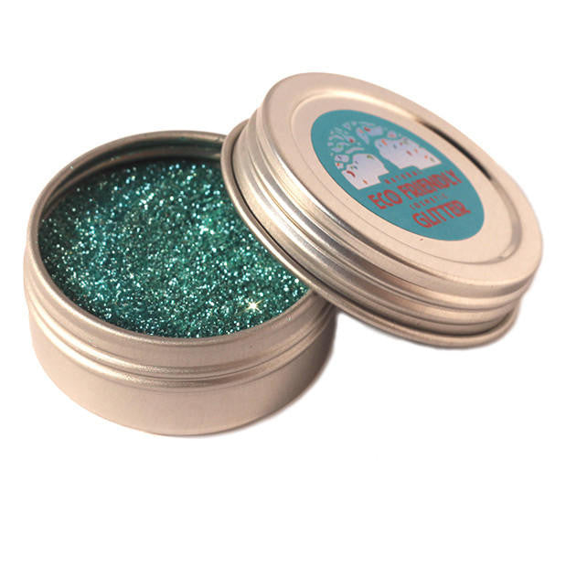 Natural Earth Paint Eco-Friendly Glitter Turquoise Glitter | Playroom Avenue