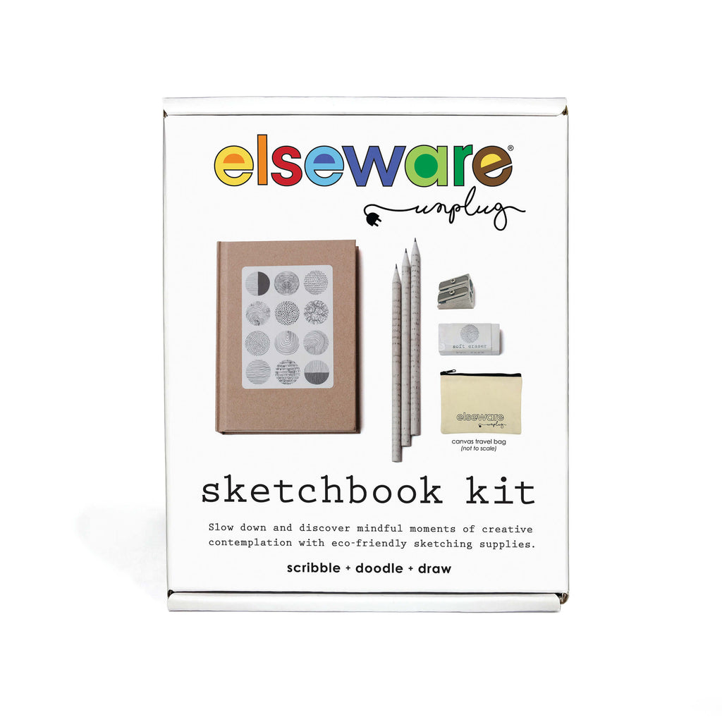 Elseware Unplug Sketchbook Art Kit - Doodle Set | Playroom Avenue