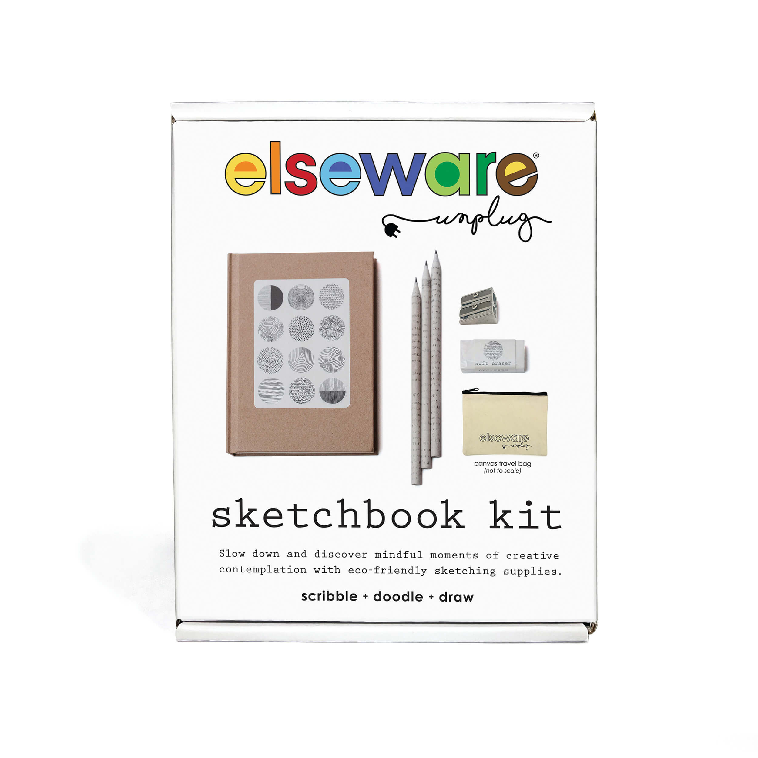 Elseware Unplug Sketchbook Art Kit - Doodle Set | Playroom Avenue