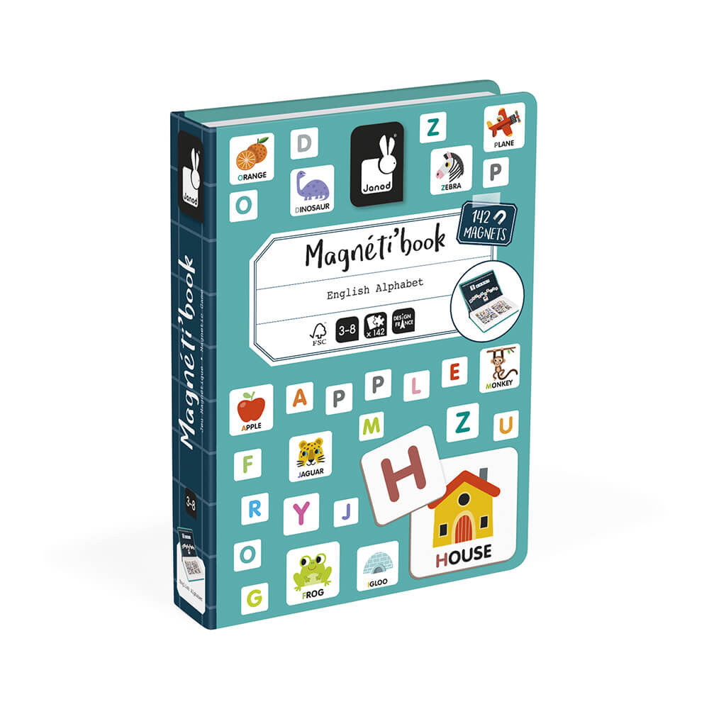 English Alphabet Magneti'Book by Janod | Playroom Avenue