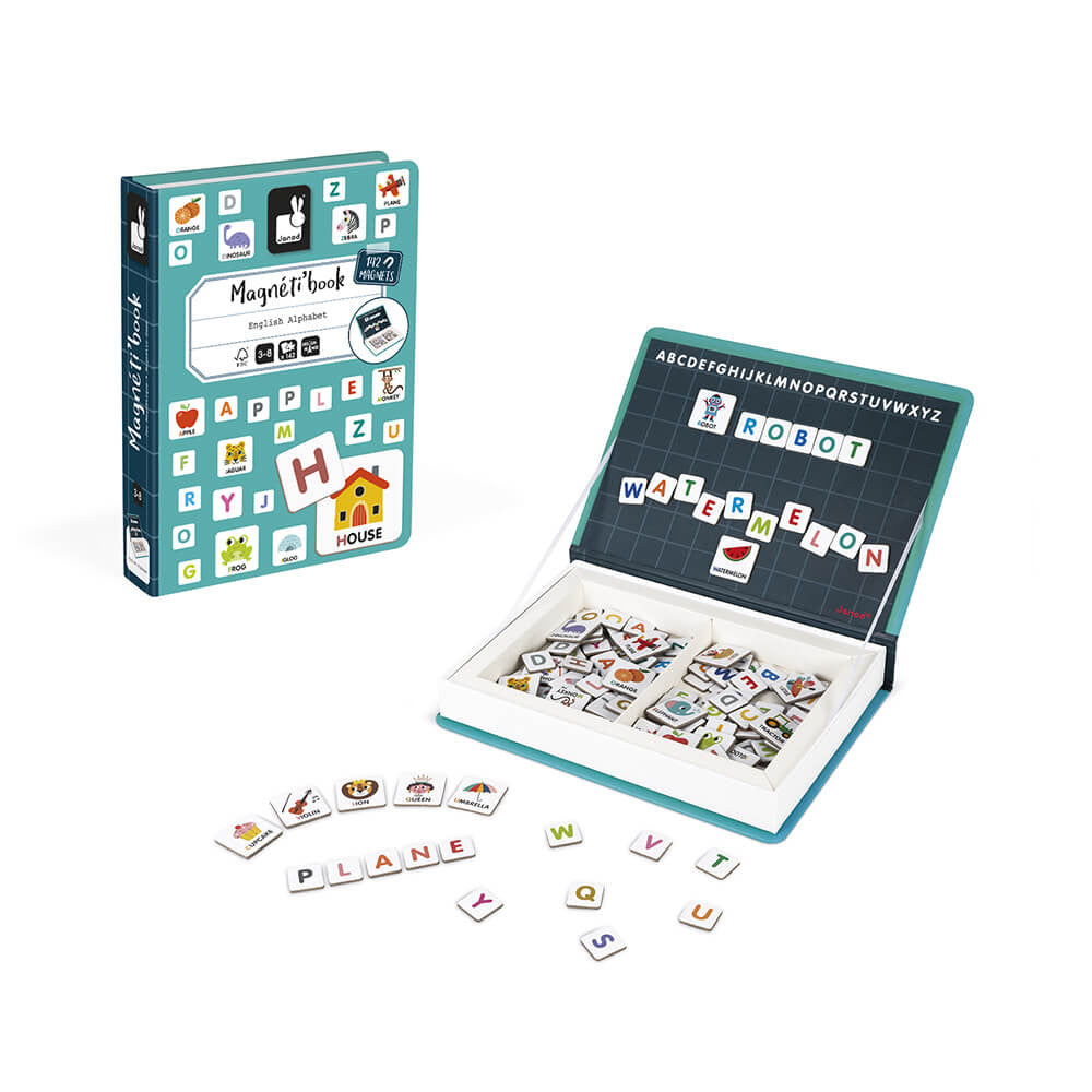 English Alphabet Magneti'Book by Janod | Playroom Avenue